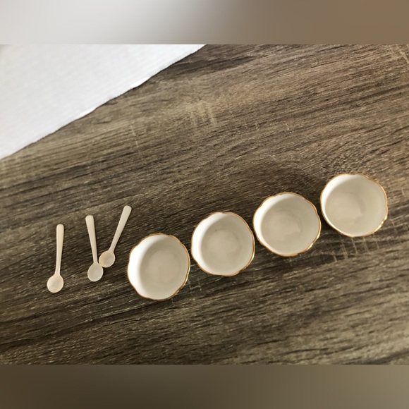 Antique Limoges Hand Painted Salt Cellars - Picture 11 of 11